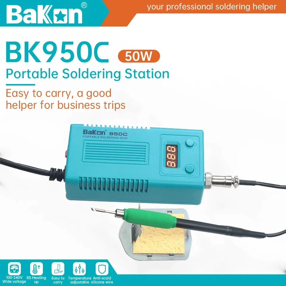 Soldering Iron Temperature Probe - Bakon Portable Digital Screen Soldering Iron