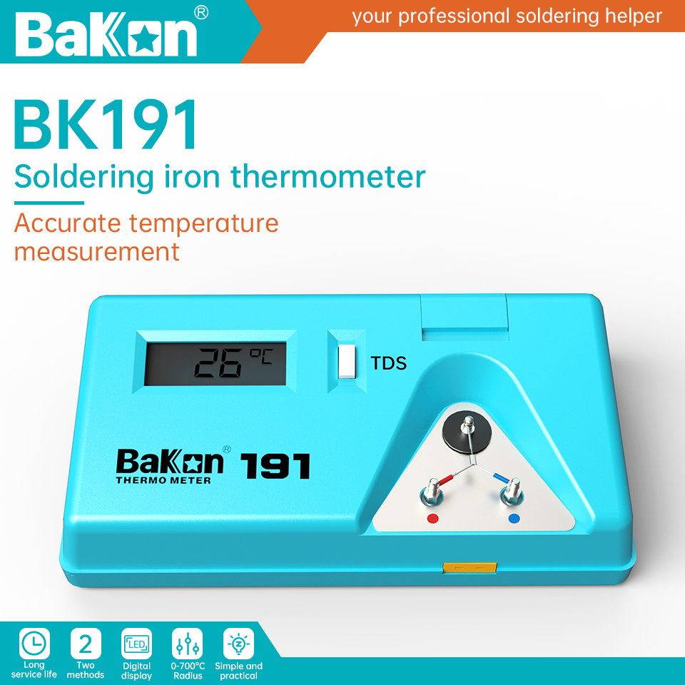 Soldering Iron Temperature Probe - Bakon BK191 Soldering Iron Tip Tester