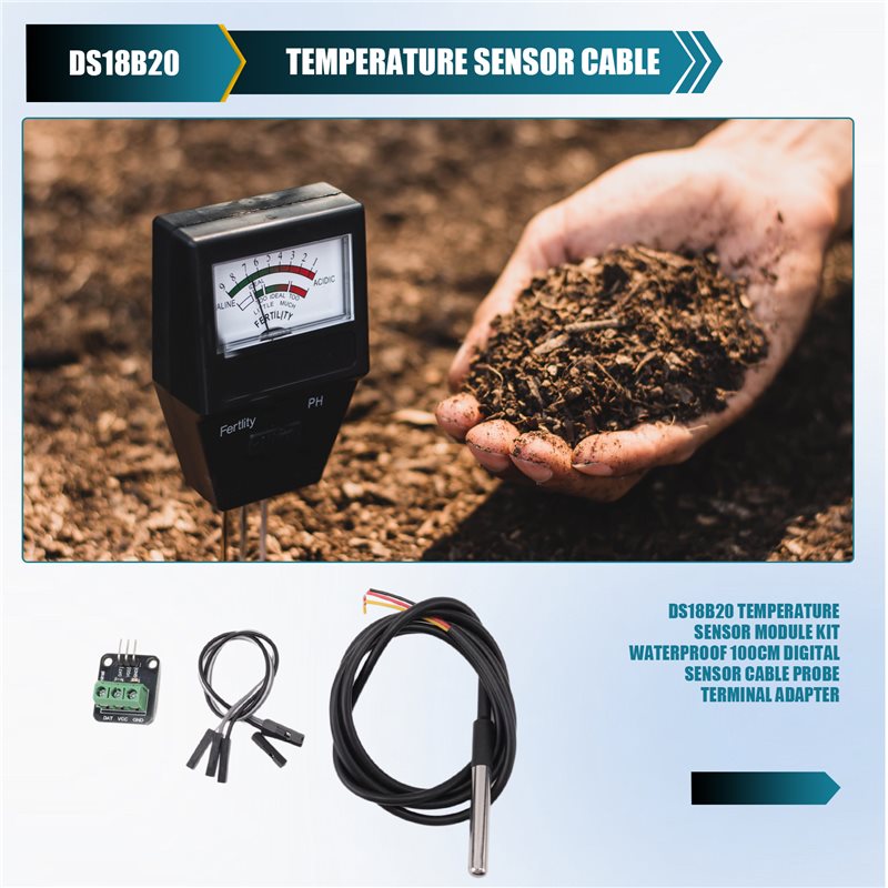 Ds18B20 - [A93Z!】 DS18B20 Temperature Sensor Module Kit