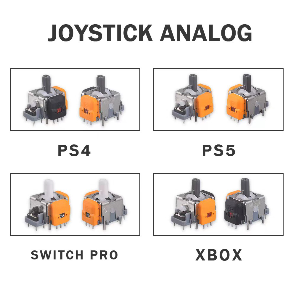 Joystick Module - 2/10PCS Hall Electromagnetic Joystick Gaming Handle