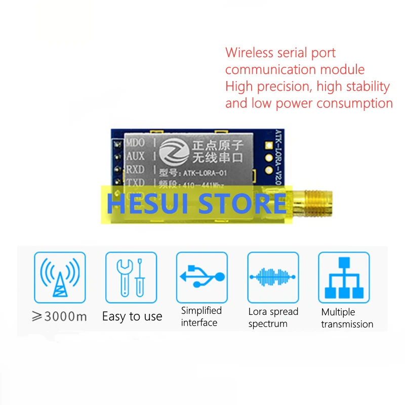Lora Sx1278 - ATK-LORA-01 LORA module Wireless serial port