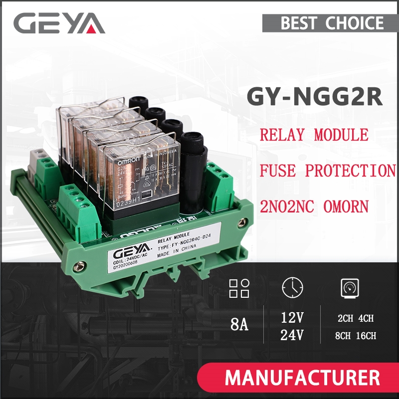 Relay Module 4 Channel - SALE GEYA 2/4/16 Channel PLC Relay