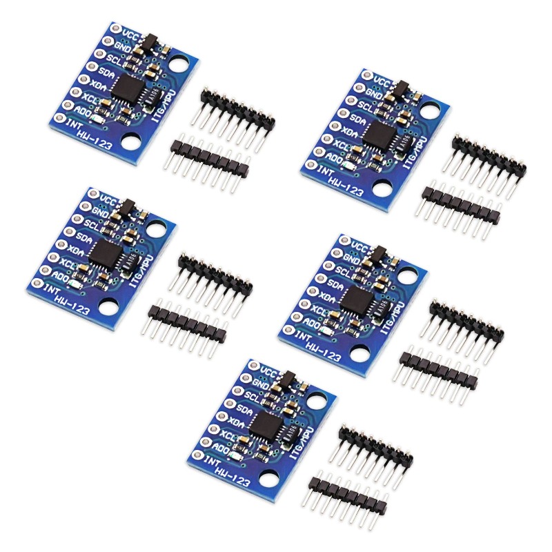 Mpu6050 - 5Pcs GY-521 MPU-6050 MPU6050 Accelerometer Gyroscope