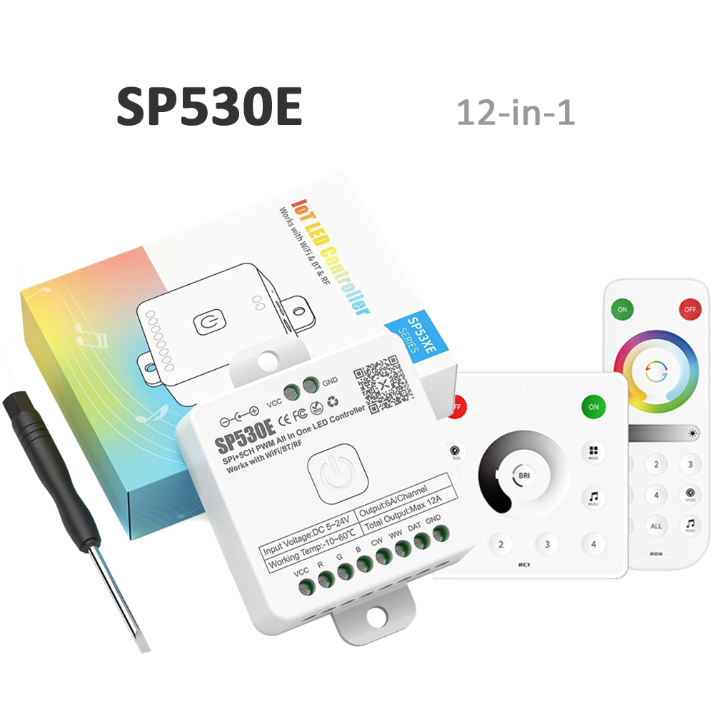 Ws2812B Strip 5V - SP530E Wifi Bluetooth LED Controller RF