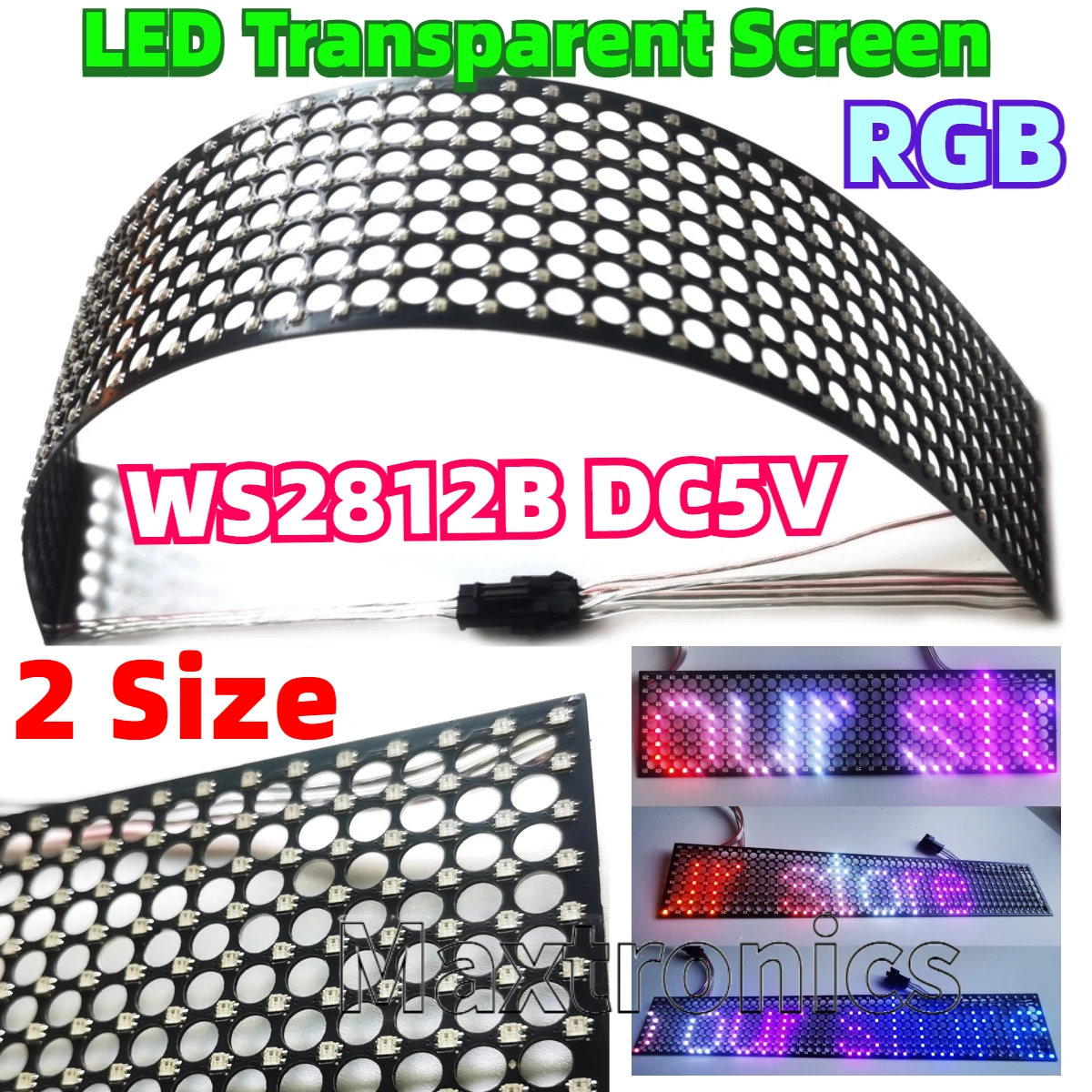 Ws2812B - WS2812B LED Transparent Screen Full-Color RGB