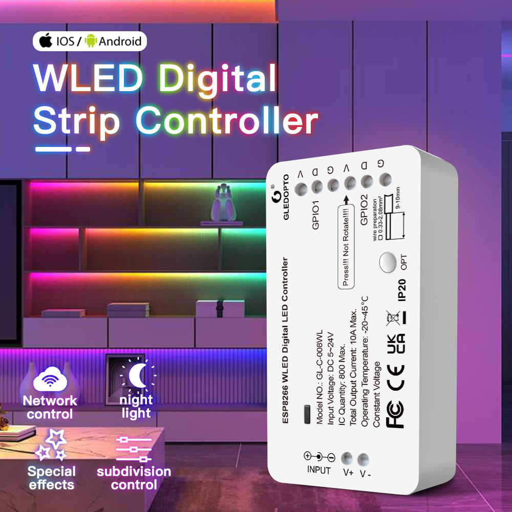 Ws2812B Strip 5V - 5V-24V WLED RGB RGBW Digital Strip