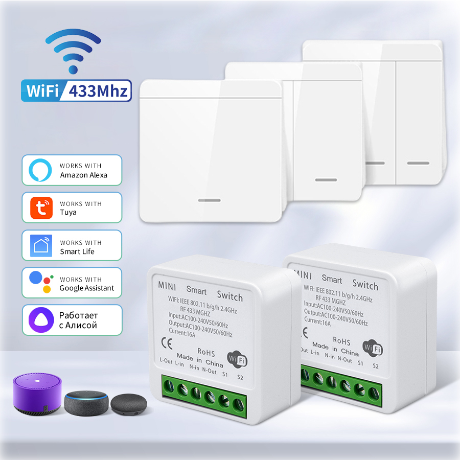 Ir Remote Module - Wifi RF 433MHz Smart Switch Tuya