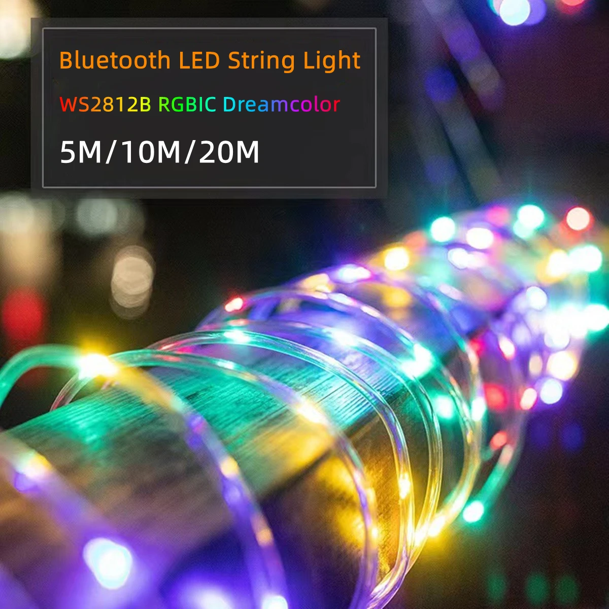 Ws2812B Strip 5V - Outdoor Courtyard Fence Windows Decor Lights