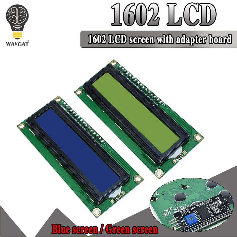 Lcd 1602 - LCD1602 LCD Module Blue Screen IIC/I2C
