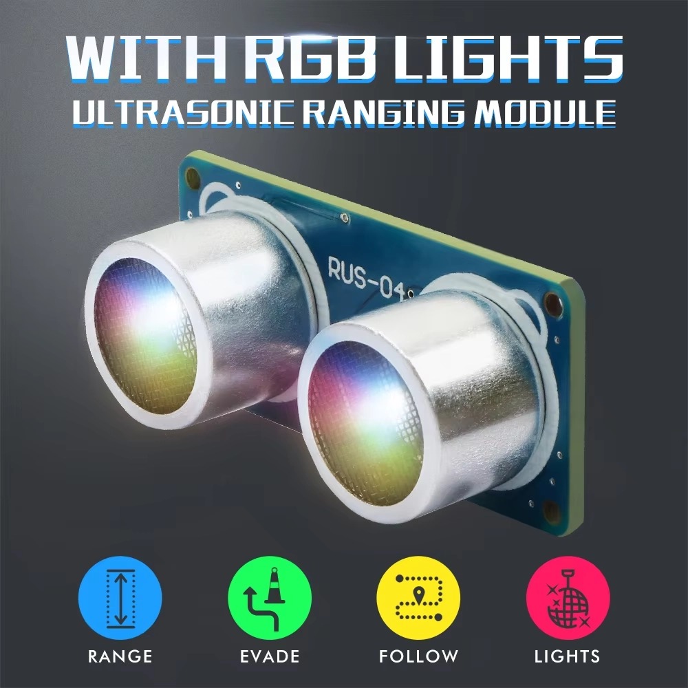 Ultrasonic Sensor Hc-Sr04 - HC-SR04/RUS-04 Ultrasonic Module Distance Measuring Sensor