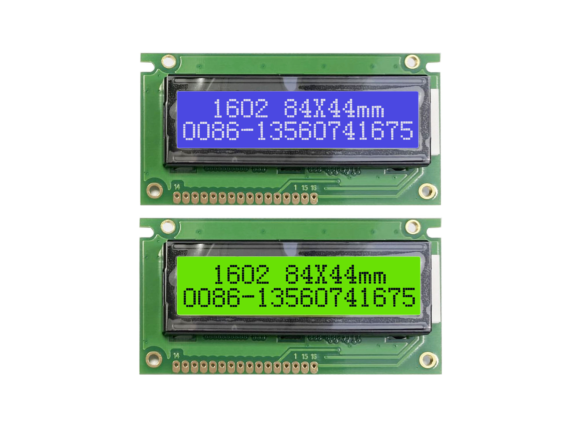 Lcd 1602 - 1602 16X2 LCD Display Module 84x44mm