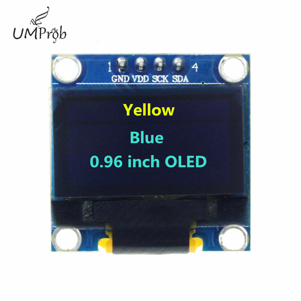 0.91 Inch 128x32 IIC I2C White - Ssd1306 ulasan dan harga