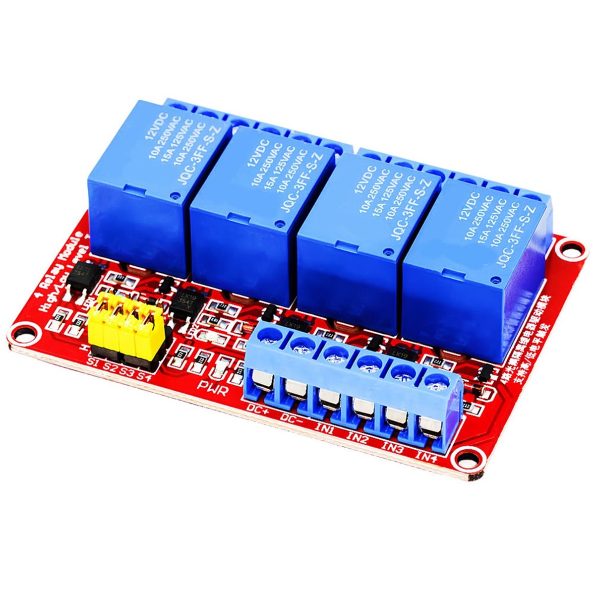 A49T 4 Channel Relay Module 5V - Relay Module 4 Channel ulasan dan harga