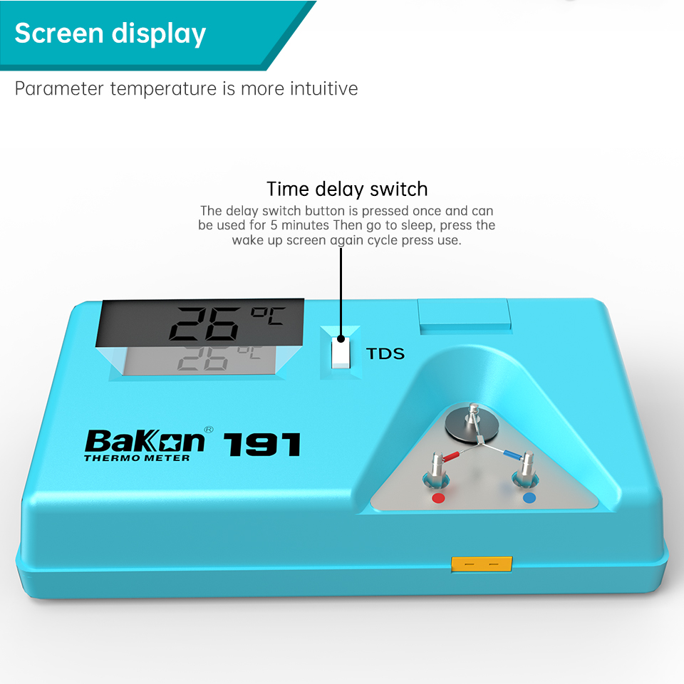 Bakon BK191 Soldering Iron Tip - Soldering Iron Temperature Probe ulasan dan harga