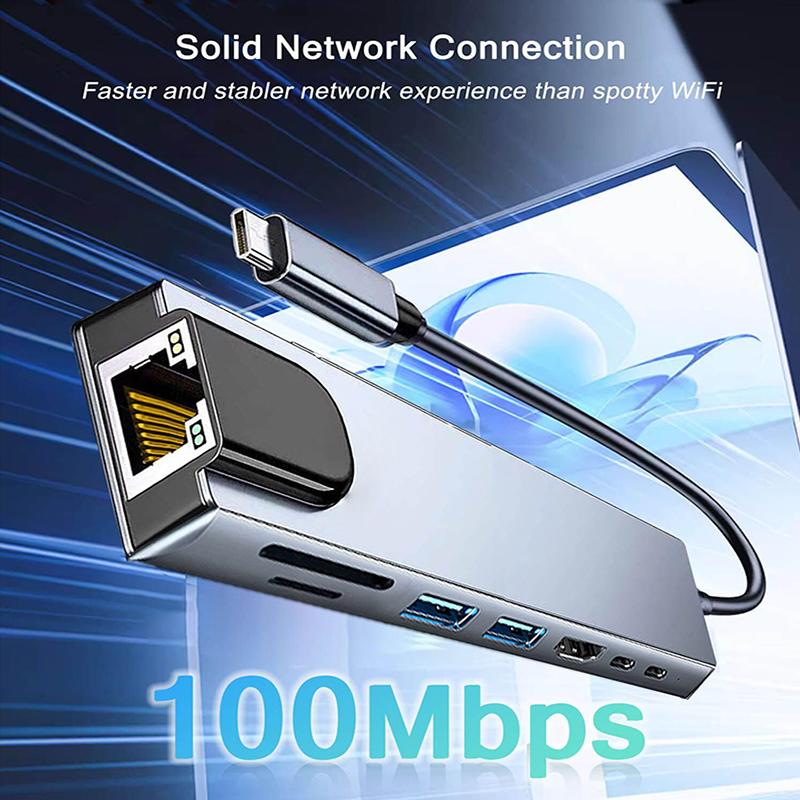 8 In 1 USB Type C Hub for MacB - Sd Card Module ulasan dan harga