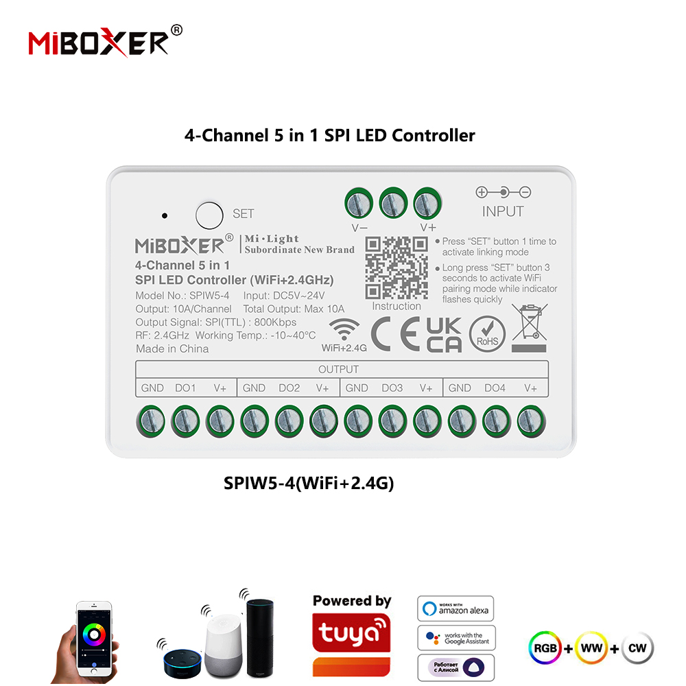 Miboxer SPIW5-4 5in1 SPI LED C - Ws2812B ulasan dan harga