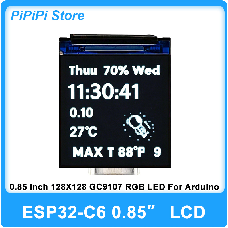 ESP32 C6 0.85 Inch 128X128 IPS - Sd Card Module ulasan dan harga