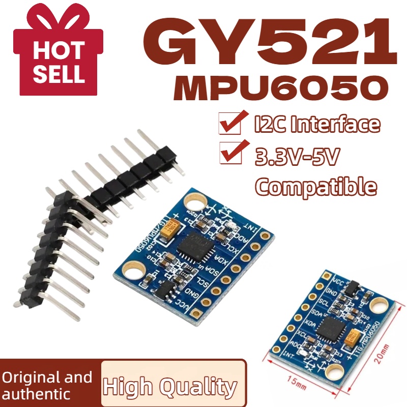 1/5/10pcs GY521 GY-521 MPU6050 - Mpu6050 ulasan dan harga