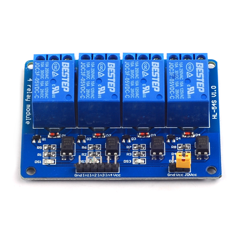 5V 4 Channel Relay Module 4-ch - Relay Module 4 Channel ulasan dan harga