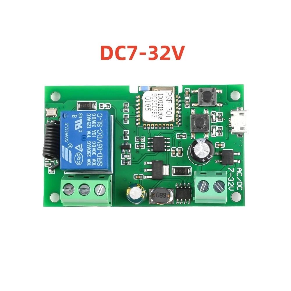 Ewelink AC/DC 5V 7V-32V 1 Chan - Relay Module 1 Channel ulasan dan harga