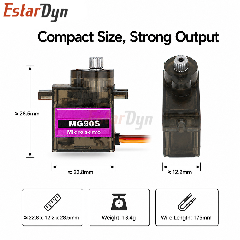 Estardyn MG90S Digital Metal G - Servo Sg90 ulasan dan harga