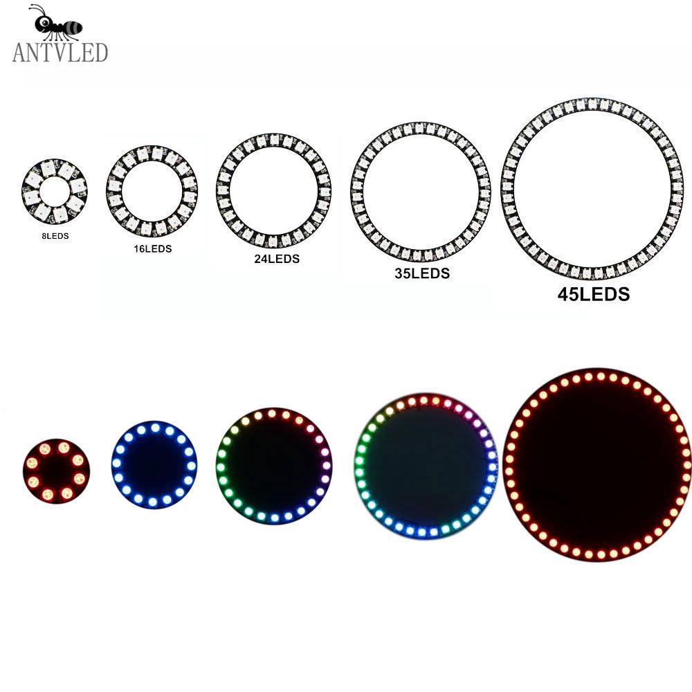 WS2812b Led Ring Addressable 8 - Ws2812B Strip 5V ulasan dan harga