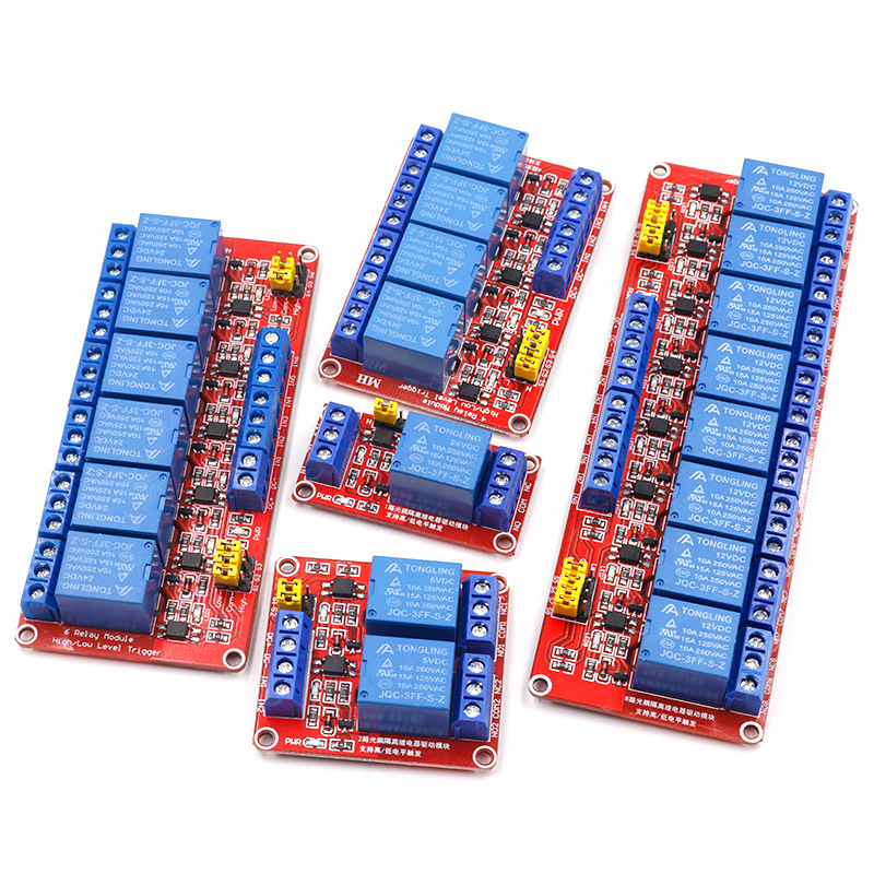 1/2/4/8-channel 5v/12v/24v Rel - Relay Module 4 Channel ulasan dan harga
