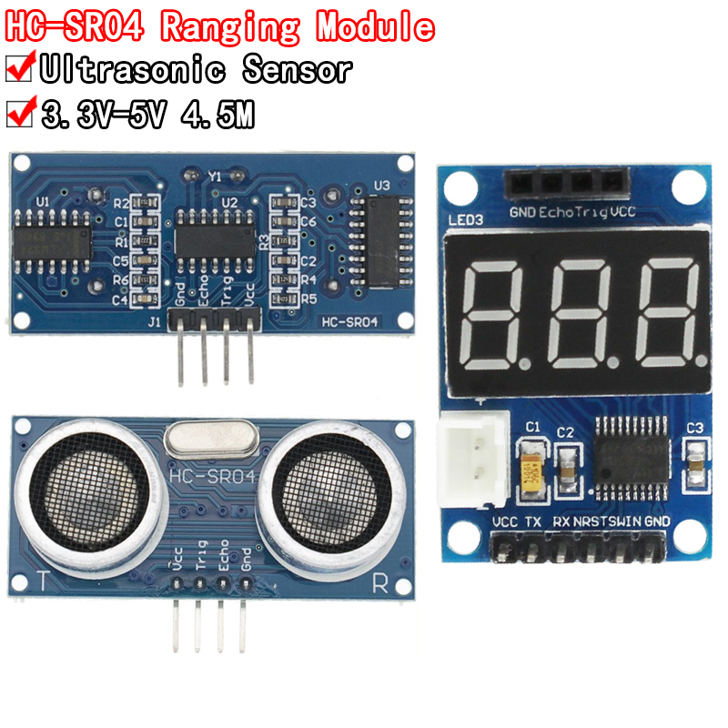 Ultrasonic sensor HC-SR04 HCSR - Ultrasonic Sensor Hc-Sr04 ulasan dan harga