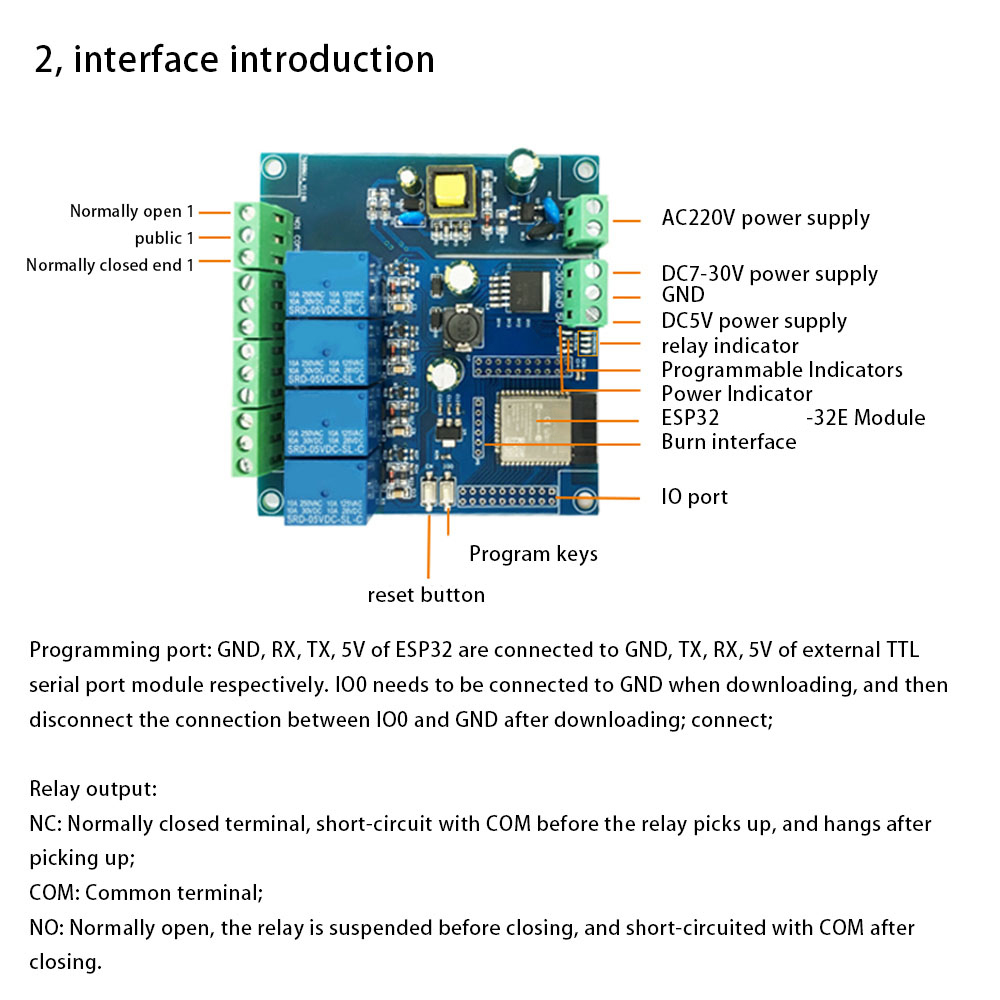 ESP32 Relay Development Board  - Relay Module 4 Channel ulasan dan harga
