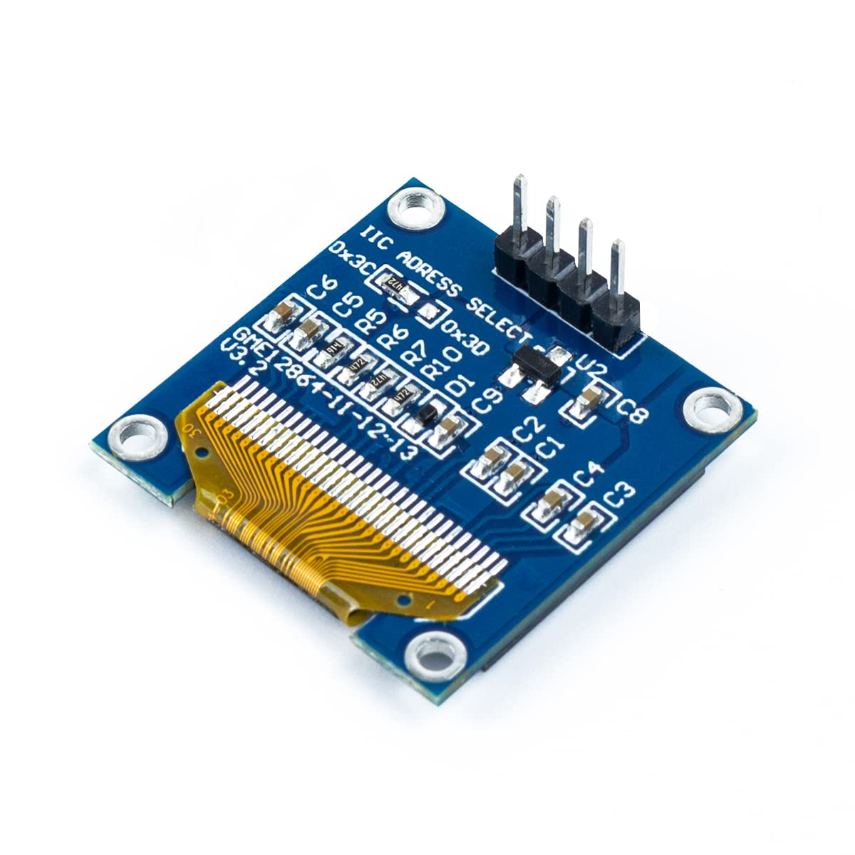 0.96 Inch OLED I2C IIC Display - Ssd1306 ulasan dan harga