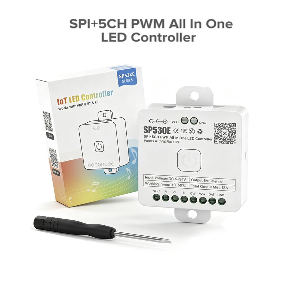 SP530E All In One LED Controll - Ws2812B Strip 5V ulasan dan harga