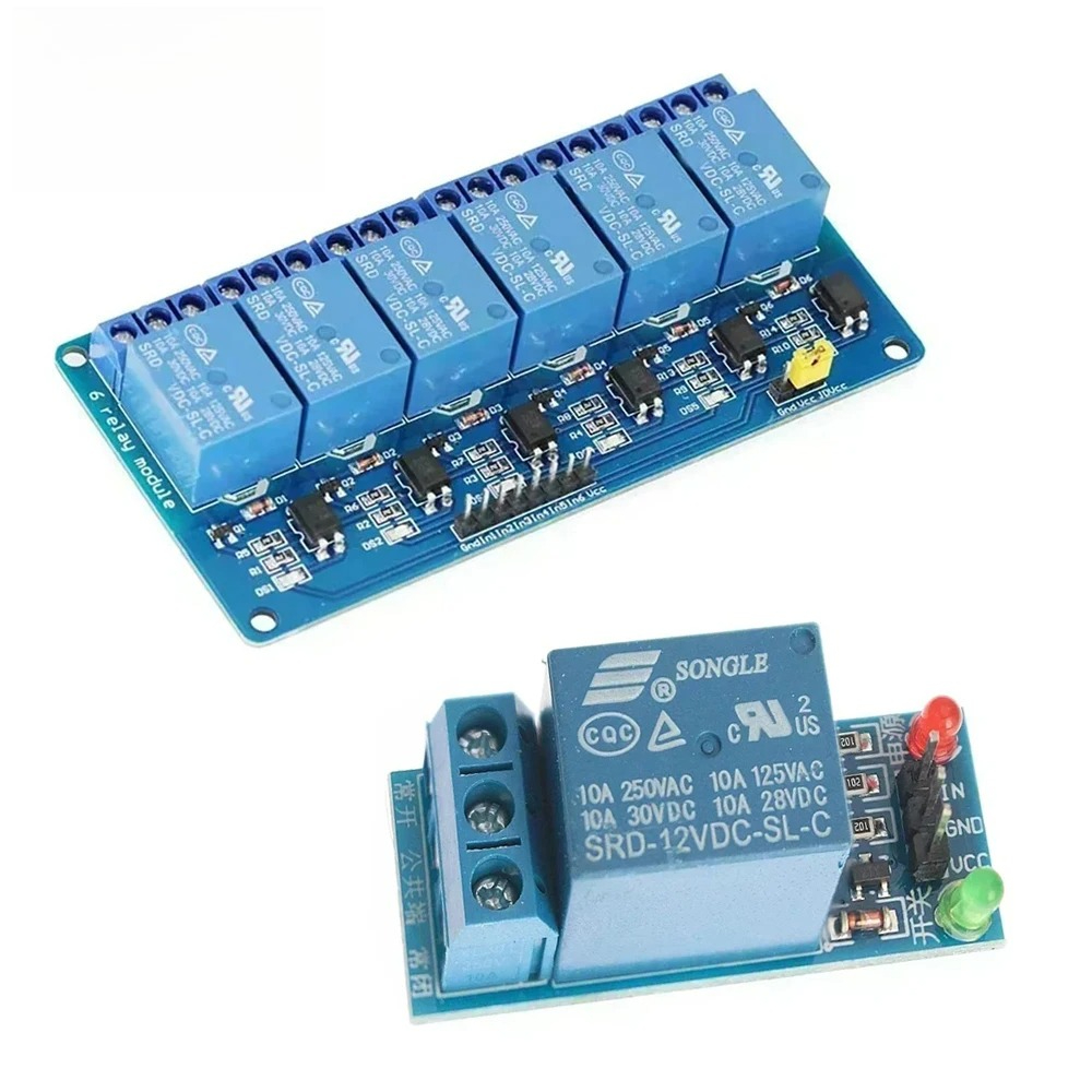 1/2/4/6/8 Channel Relay Module - Relay Module 4 Channel ulasan dan harga