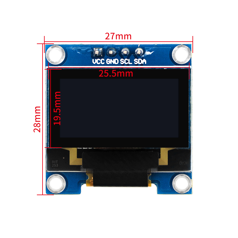 0.96 Inch OLED SSD1306 I2C IIC - Oled Display 0.96 ulasan dan harga