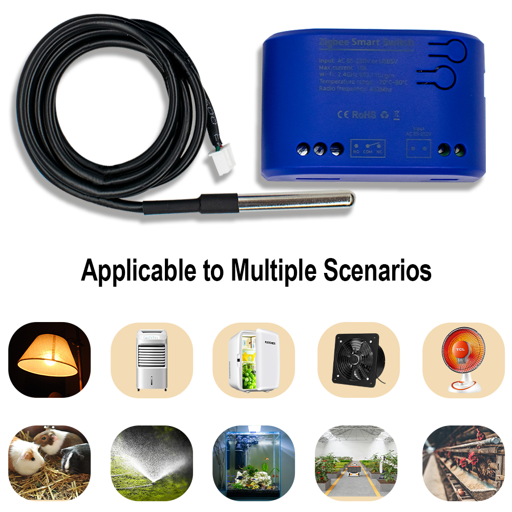 Zigbee Temperature Smart Switc - Relay Module 1 Channel ulasan dan harga