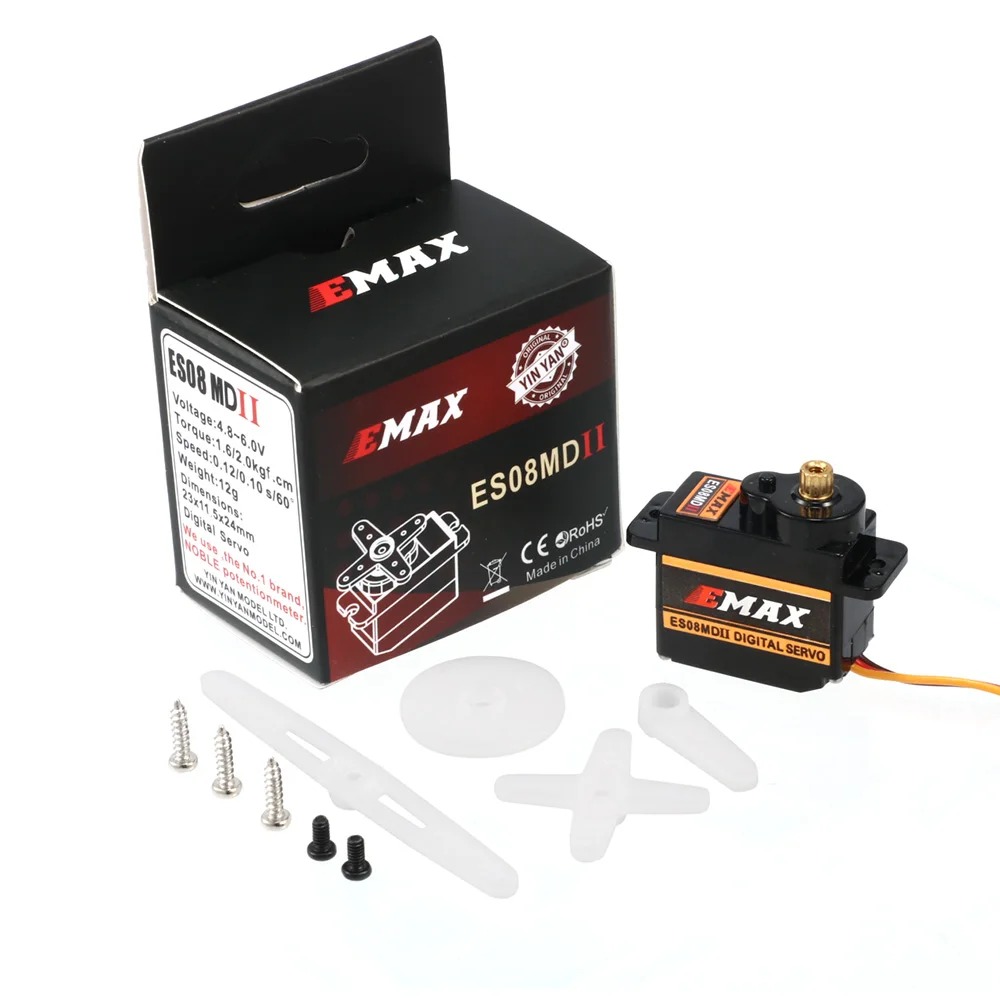 EMAX ES08MDII  ES08MD II Metal - Servo Sg90 ulasan dan harga