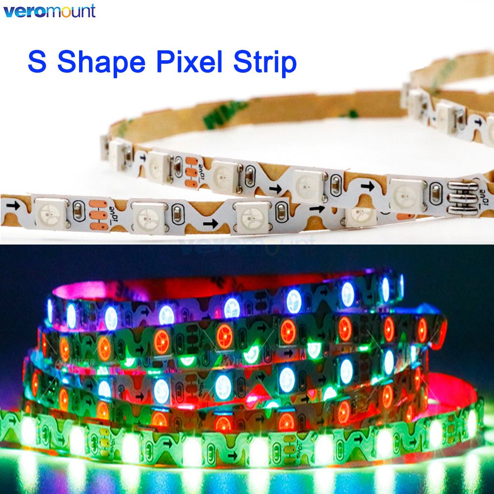 6mm Narrow With PCB S Shape Fl - Ws2812B Strip 5V ulasan dan harga