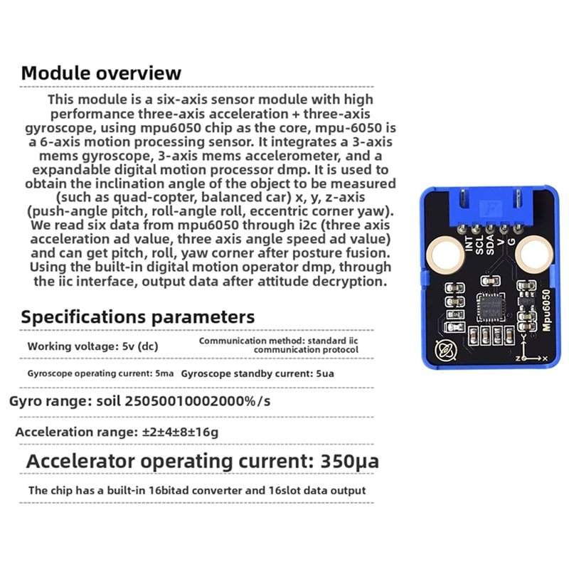 [EYEL!NEW!】 MPU6050 Six Axis S - Mpu6050 ulasan dan harga