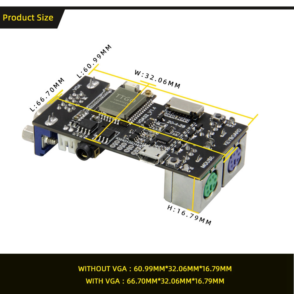 Hot sale FabGL VGA32 VGA ESP32 - Joystick Module ulasan dan harga