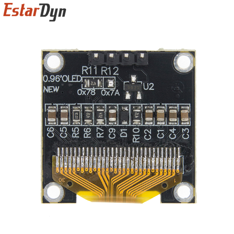 0.96 inch IIC SPI Serial 7/4Pi - Oled Display 0.96 ulasan dan harga