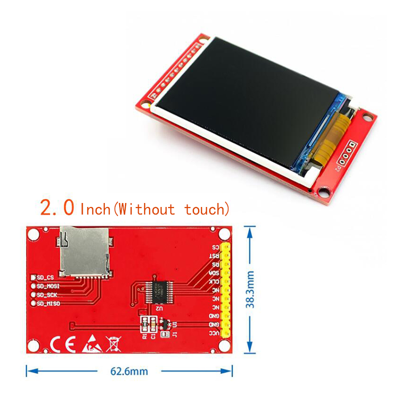 1.44/1.8/2.0/2.2/2.8 Inch TFT  - Ili9341 ulasan dan harga
