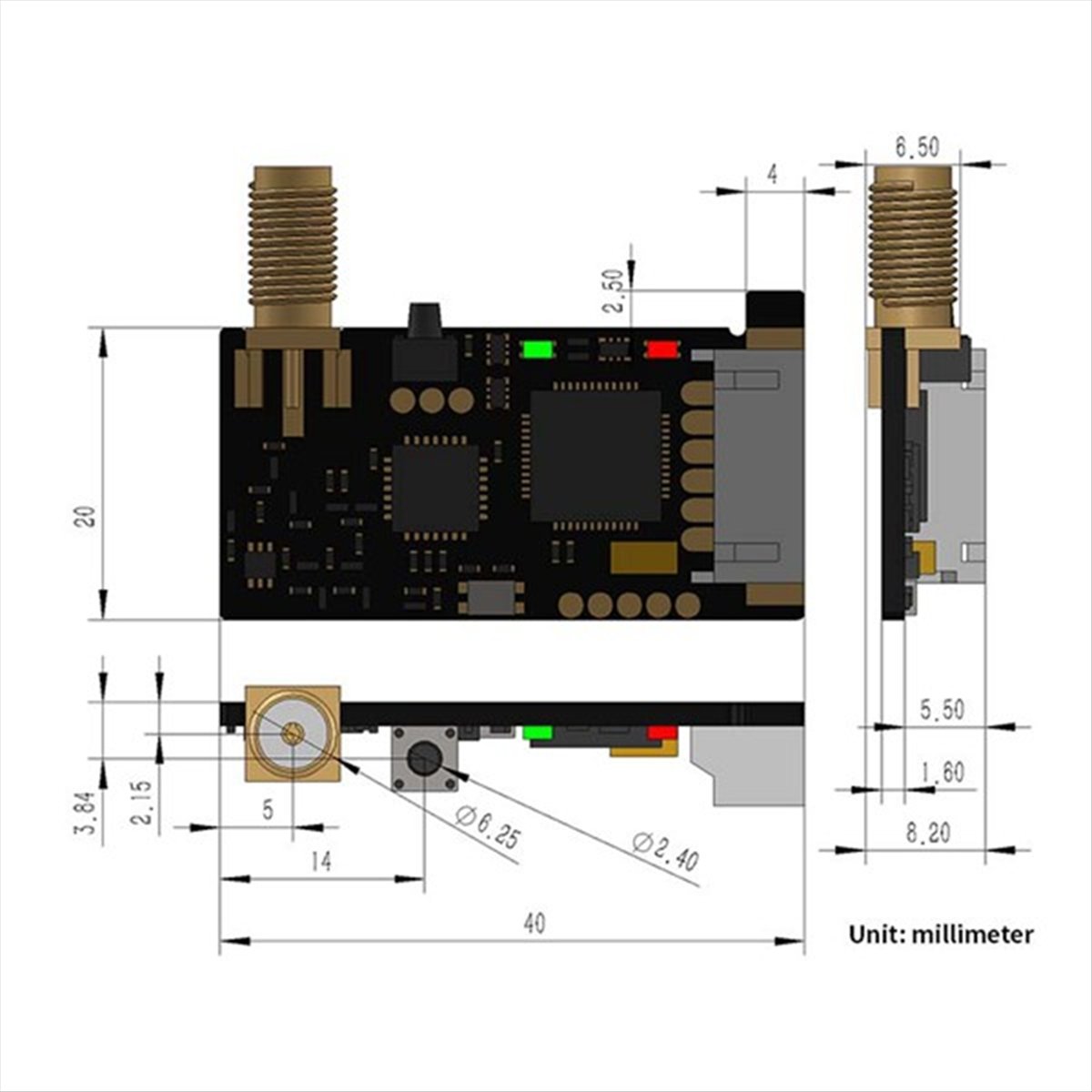☶❈＊♥AC1575-2Pcs SX1278 433M Lo - Lora Sx1278 ulasan dan harga
