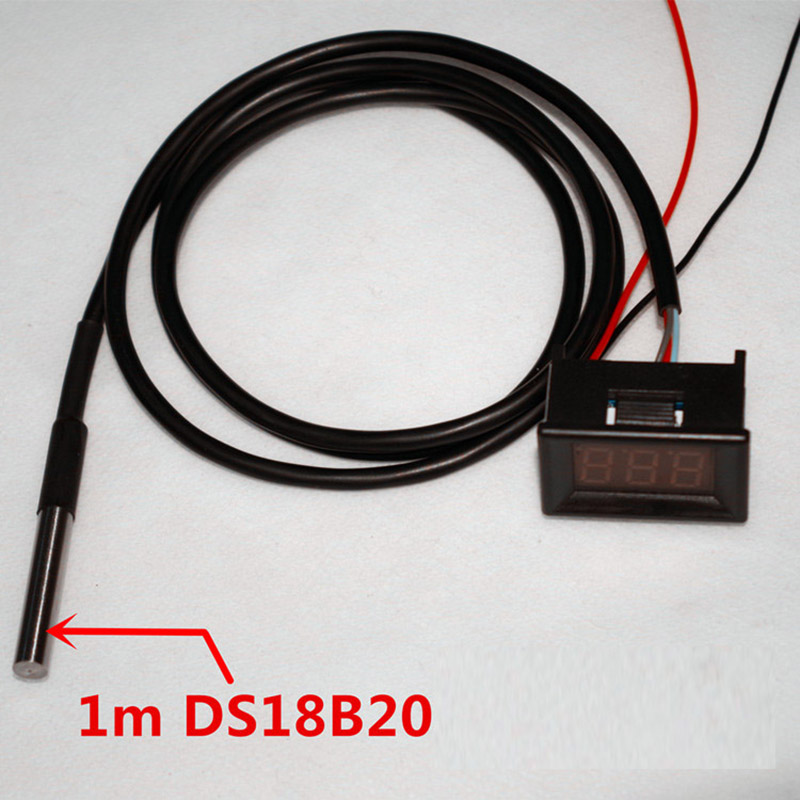 DC 12V 24V DS18b20 LED Digital - Ds18B20 ulasan dan harga
