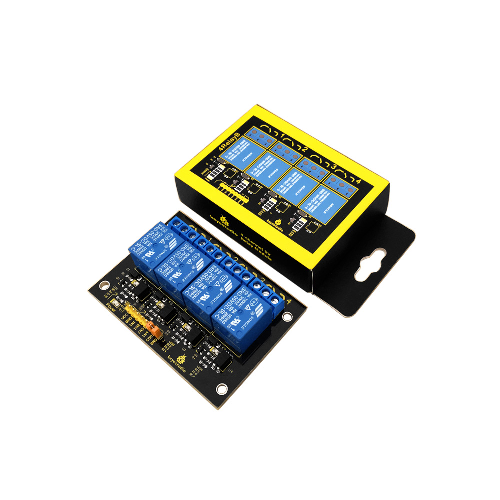 Keyestudio 1 2 4 8 16 Channel  - Relay Module 4 Channel ulasan dan harga