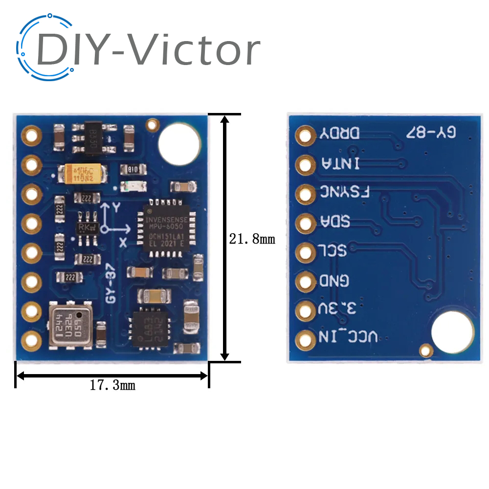 GY-87 10DOF Module Original MP - Mpu6050 ulasan dan harga