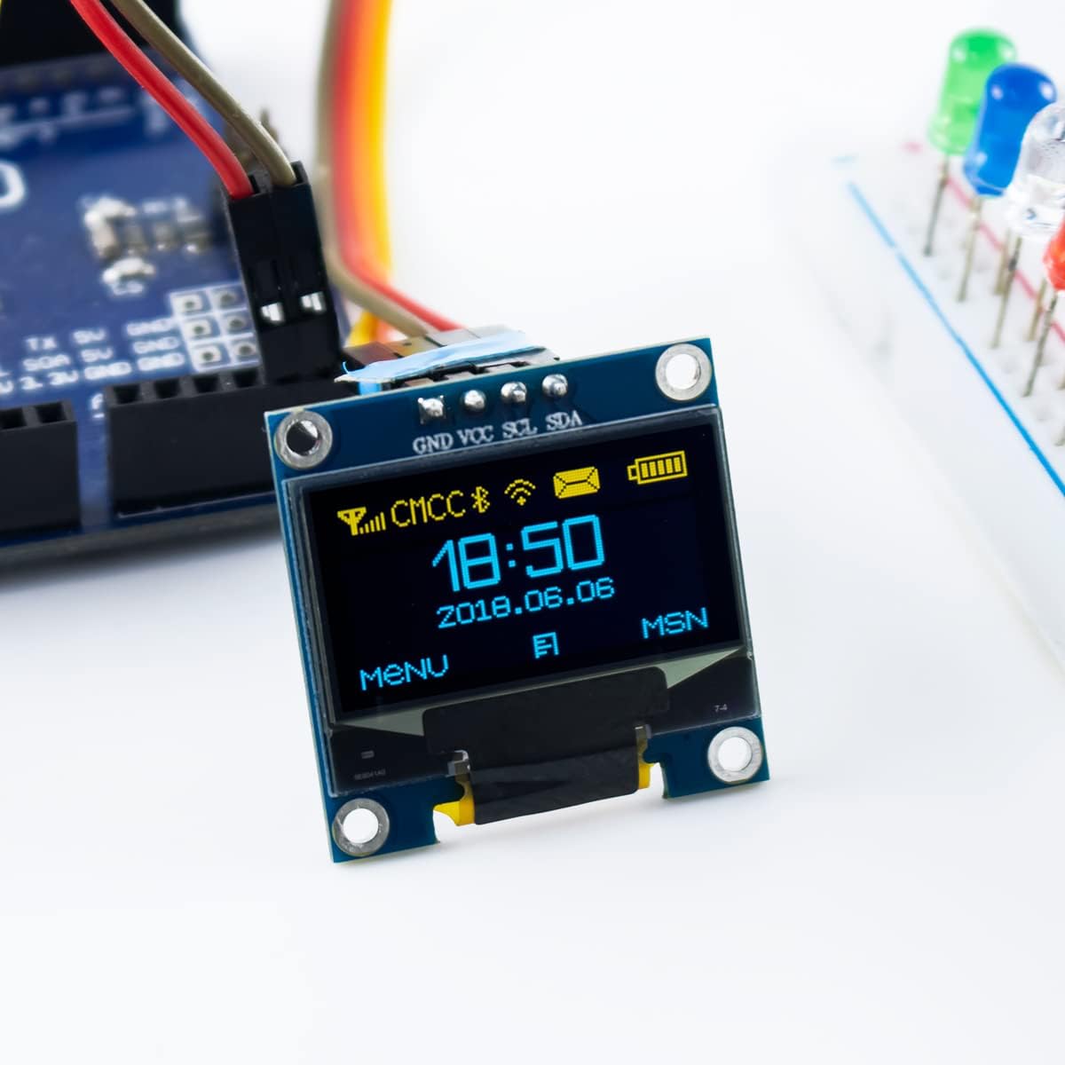 5 Pcs 0.96 Inch OLED I2C IIC D - Oled Display 0.96 ulasan dan harga