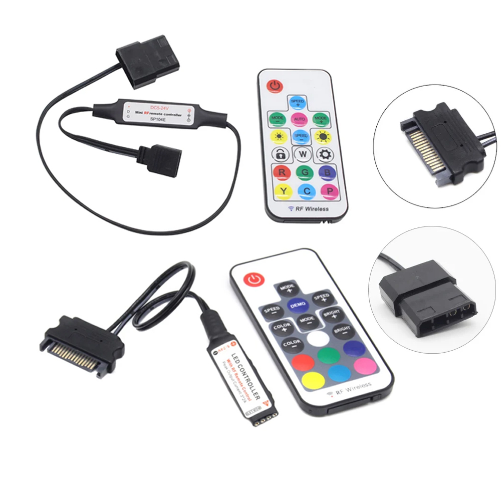 SATA Molex RGB Controller 5V 3 - Ws2812B Strip 5V ulasan dan harga