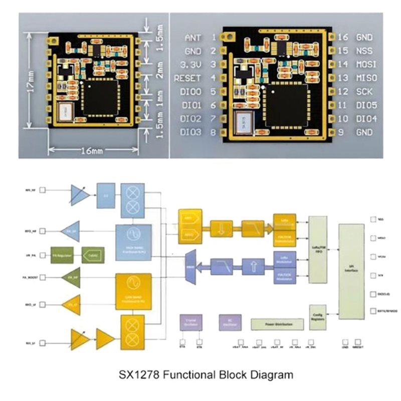 SPI Interface Transmission Mod - Lora Sx1278 ulasan dan harga