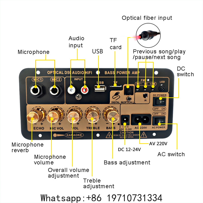 Bluetooth Audio Amplifier Boar - Microphone Module ulasan dan harga
