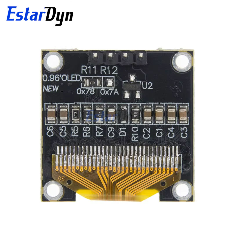 0.96 inch IIC SPI Serial 7/4Pi - Oled Display 0.96 ulasan dan harga