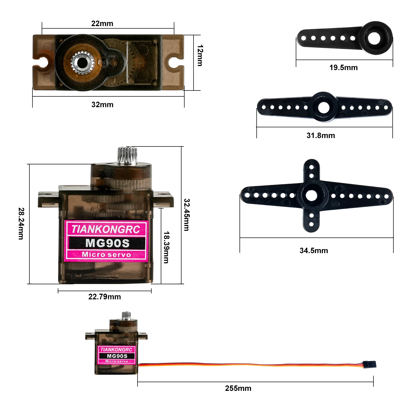 MG90S 9g Micro Analog Servo Mo - Servo Sg90 ulasan dan harga